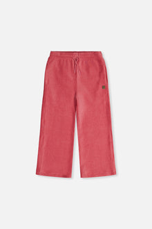Velour Flare Pants Raspberry Pink - J20K22_06930