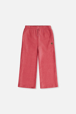 Velour Flare Pants Raspberry Pink - J20K22_06930