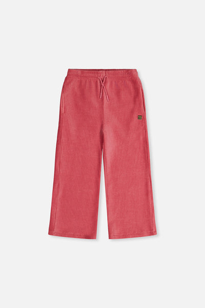 Velour Flare Pants Raspberry Pink - J20K22_06930