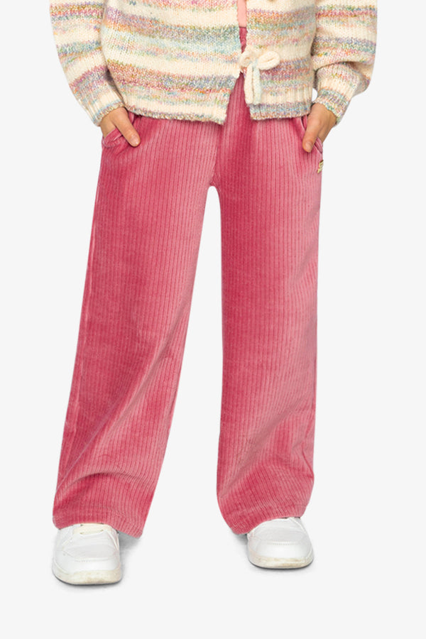 Velour Flare Pants Raspberry Pink - J20K22_06930