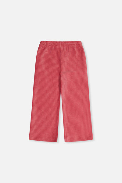 Velour Flare Pants Raspberry Pink - J20K22_06930