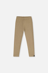 Leggings en jacquard vert sauge