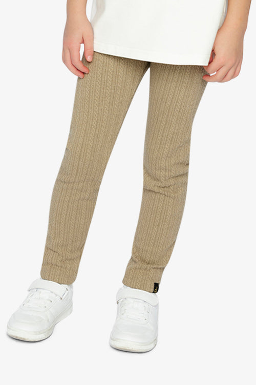 Jacquard Leggings Sage Green - J20K60_03991