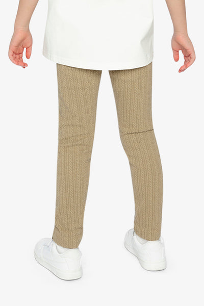 Jacquard Leggings Sage Green - J20K60_03991