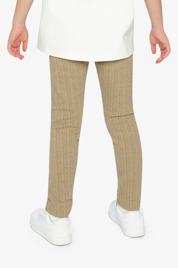 Jacquard Leggings Sage Green - J20K60_03991
