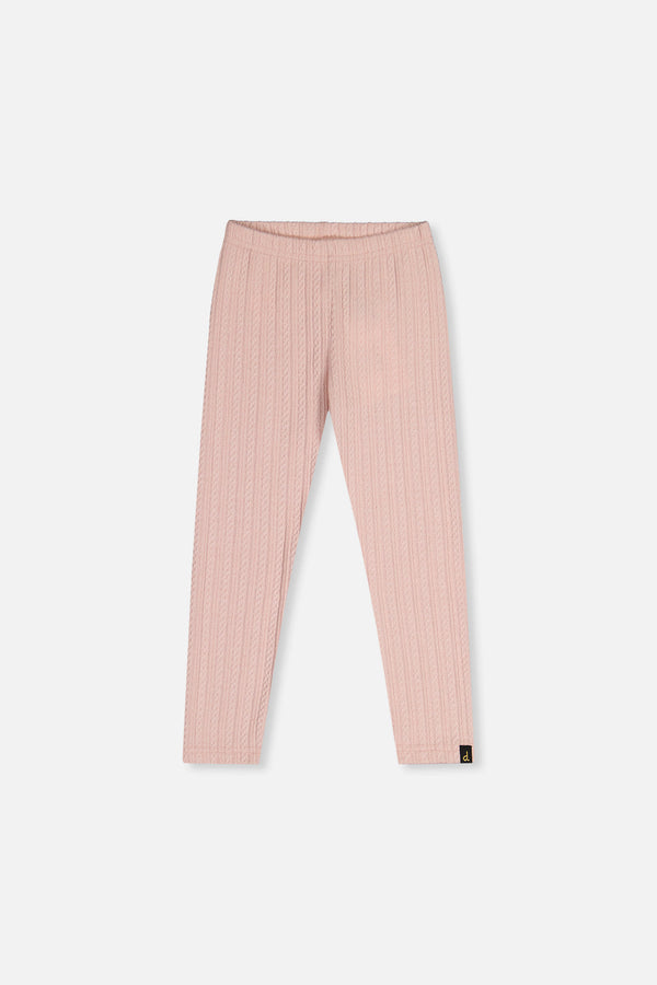 Jacquard Leggings Pale Dusty Pink - J20K60_06220