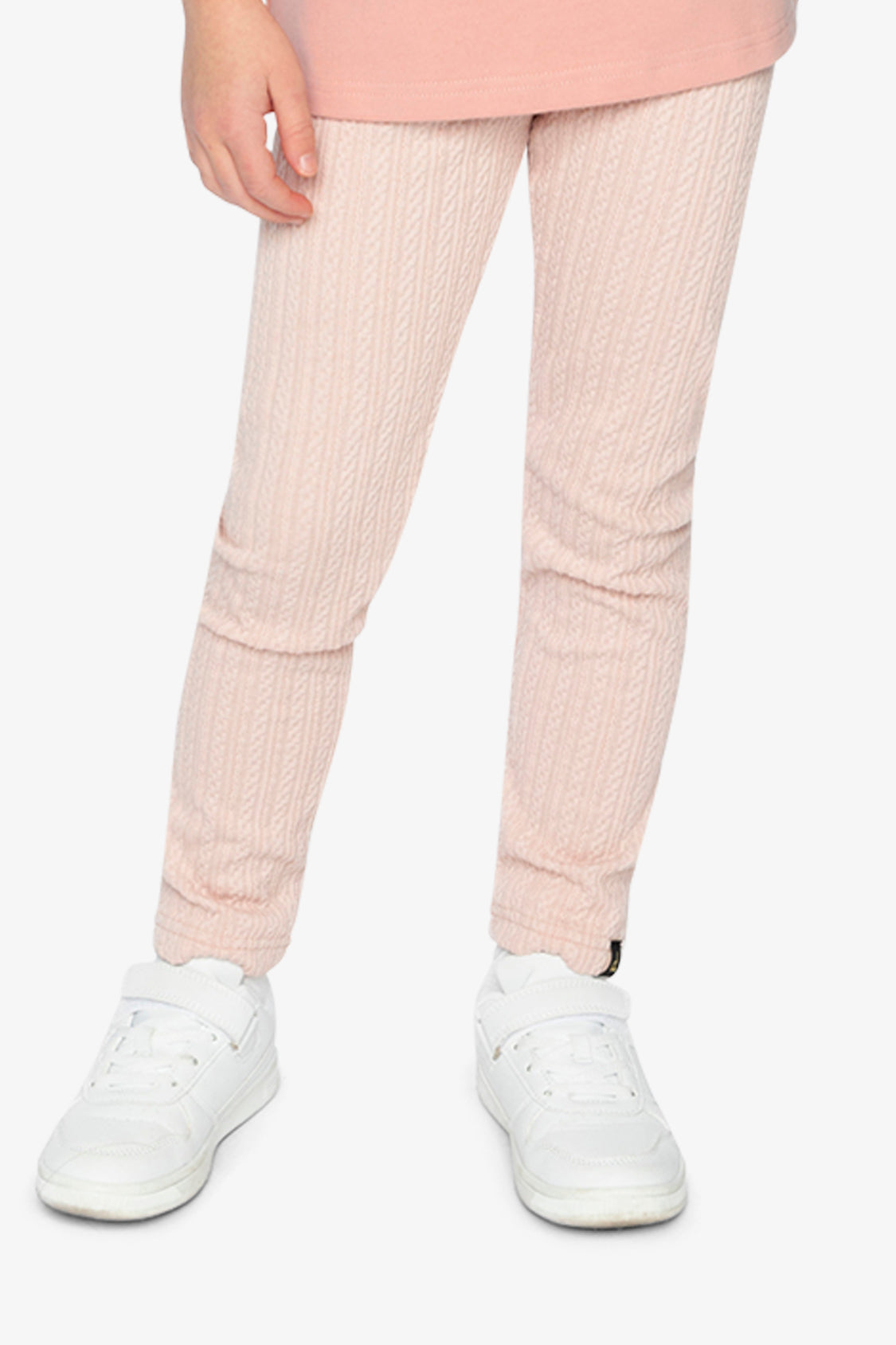 Jacquard Leggings Pale Dusty Pink - J20K60_06220