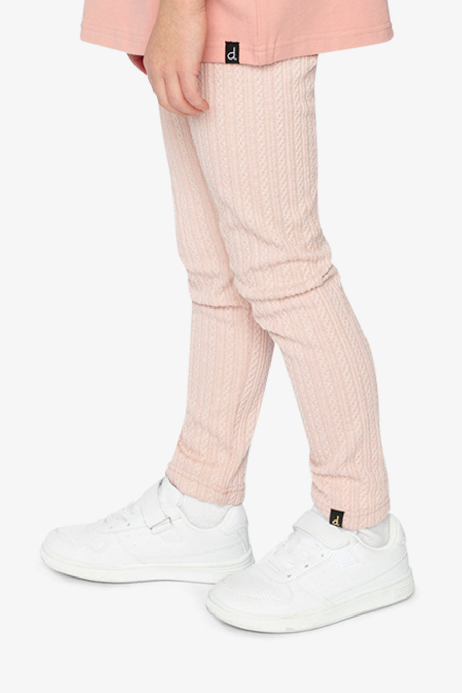 Jacquard Leggings Pale Dusty Pink - J20K60_06220