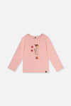 Organic Cotton Jersey T-Shirt Pale Dusty Pink - J20K70_06220