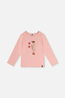 Organic Cotton Jersey T-Shirt Pale Dusty Pink - J20K70_06220