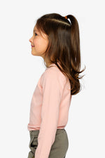 Organic Cotton Jersey T-Shirt Pale Dusty Pink - J20K70_06220