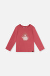 Organic Cotton Jersey T-Shirt Raspberry Pink - J20K70_06930