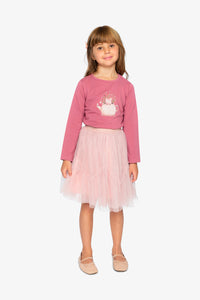 Organic Cotton Jersey T-Shirt Raspberry Pink - J20K70_06930