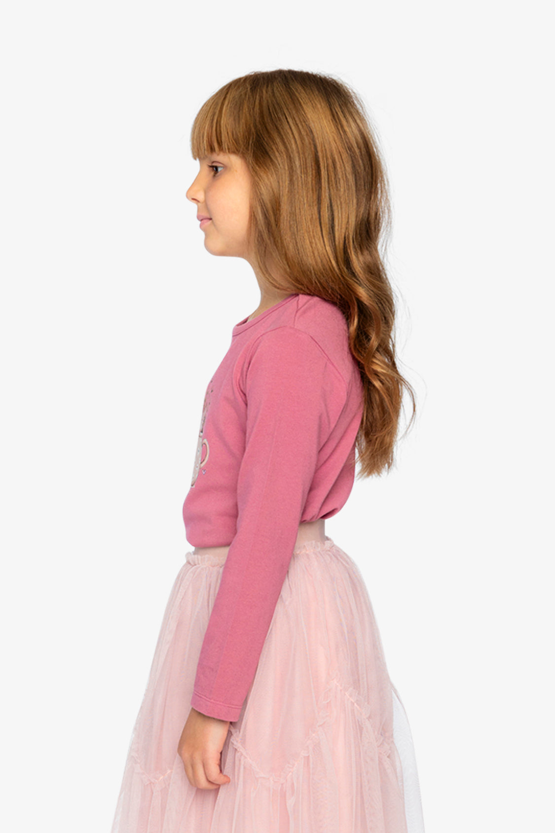 Organic Cotton Jersey T-Shirt Raspberry Pink - J20K70_06930