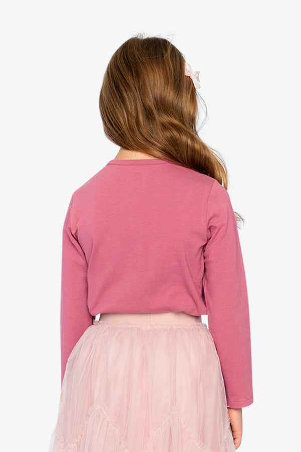Organic Cotton Jersey T-Shirt Raspberry Pink - J20K70_06930