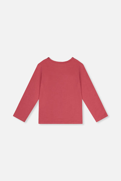Organic Cotton Jersey T-Shirt Raspberry Pink - J20K70_06930