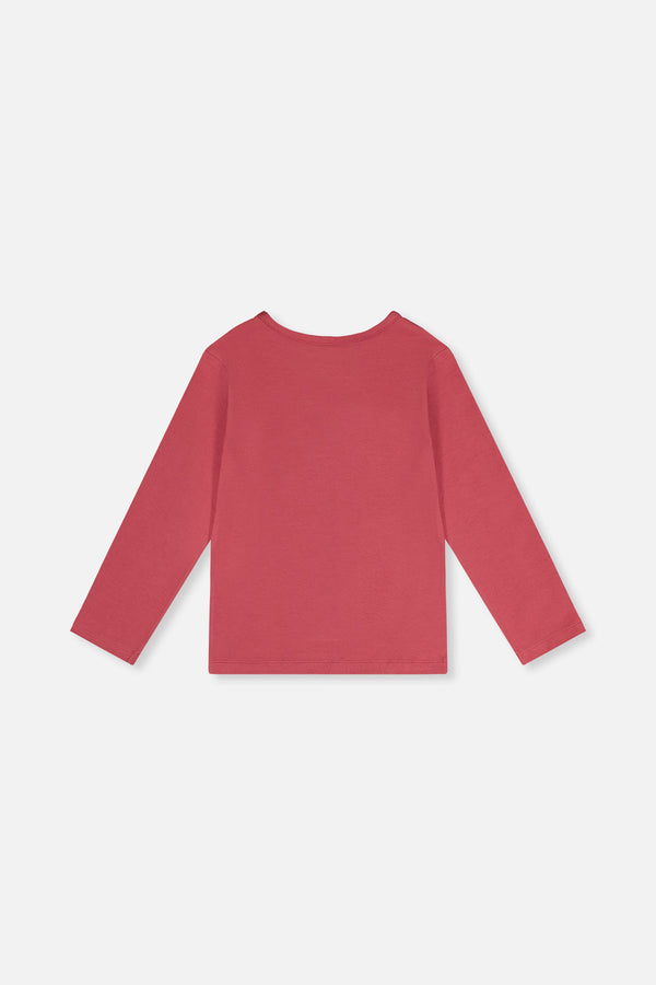Organic Cotton Jersey T-Shirt Raspberry Pink - J20K70_06930