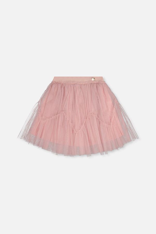 Mesh Skirt Pale Dusty Pink - J20K80_06220