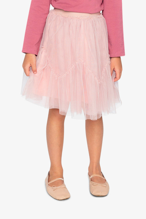 Mesh Skirt Pale Dusty Pink - J20K80_06220