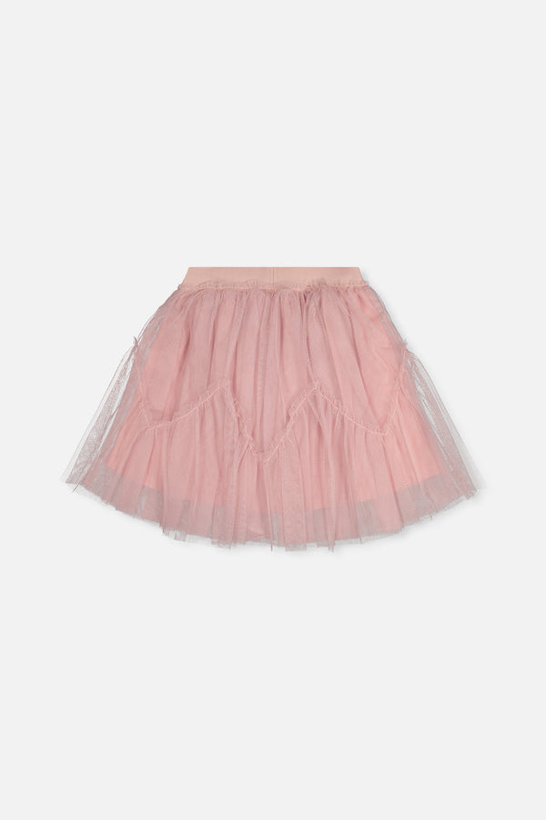 Mesh Skirt Pale Dusty Pink - J20K80_06220
