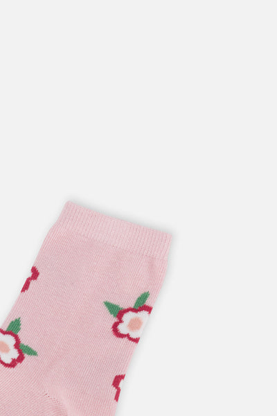Socks Off-White And Pink - J20KS_01010