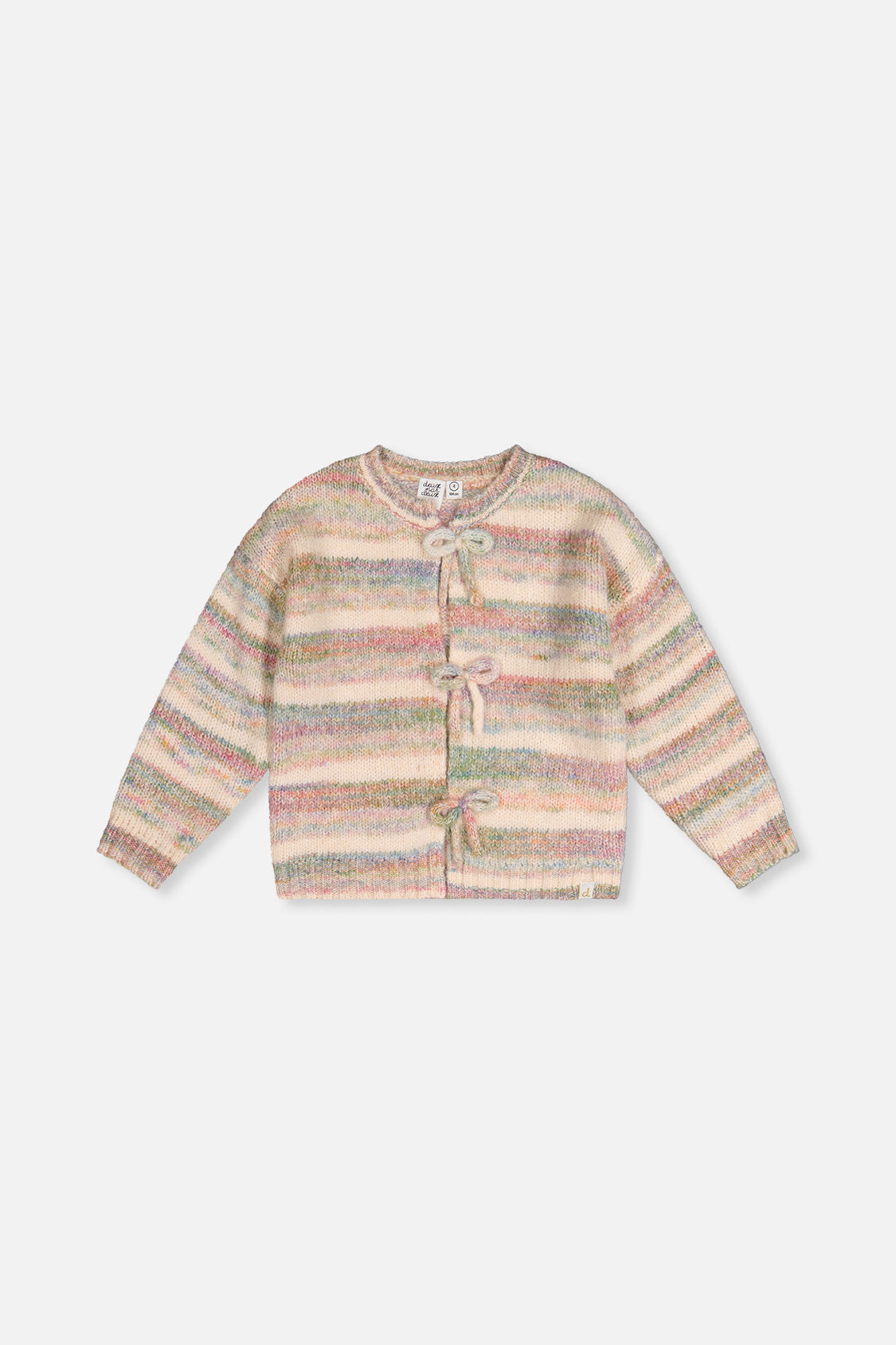 Knitted Cardigan Mauve And Blue Knitwear - J20KT31_2J310