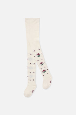 Knit Tights Pale Dusty Pink