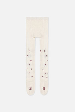 Knit Tights Pale Dusty Pink