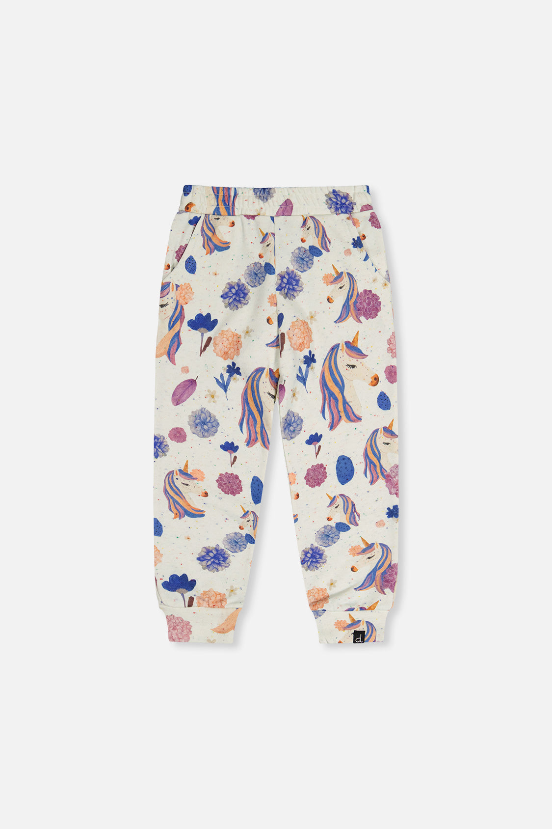 Sweatpants Beige Unicorn Print - J20L21_2J290