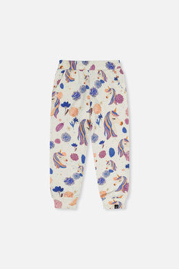 Sweatpants Beige Unicorn Print - J20L21_2J290
