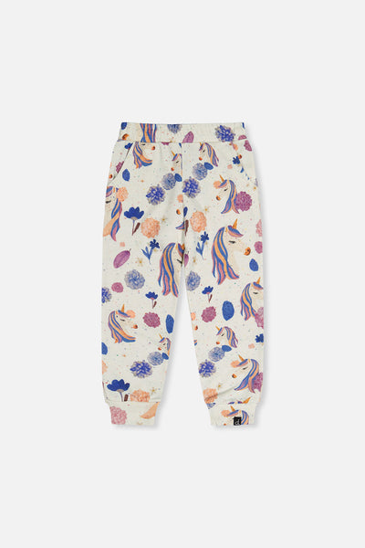 Sweatpants Beige Unicorn Print - J20L21_2J290