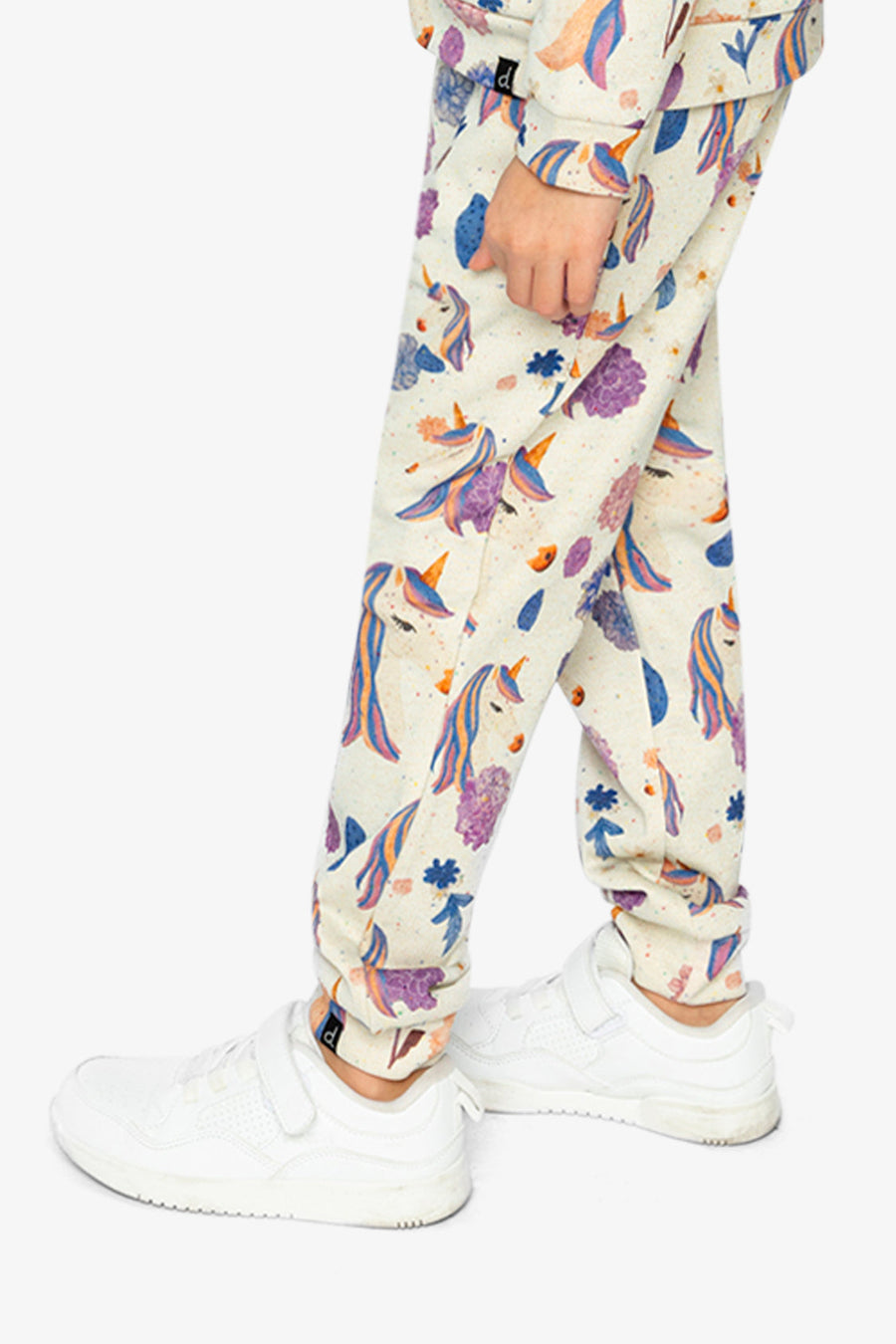 Sweatpants Beige Unicorn Print - J20L21_2J290