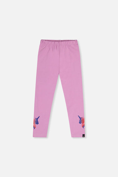 Organic Cotton Jersey Leggings Violet - J20L60_05150