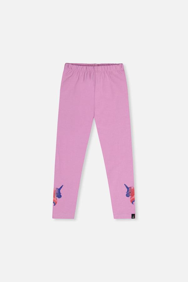 Organic Cotton Jersey Leggings Violet - J20L60_05150