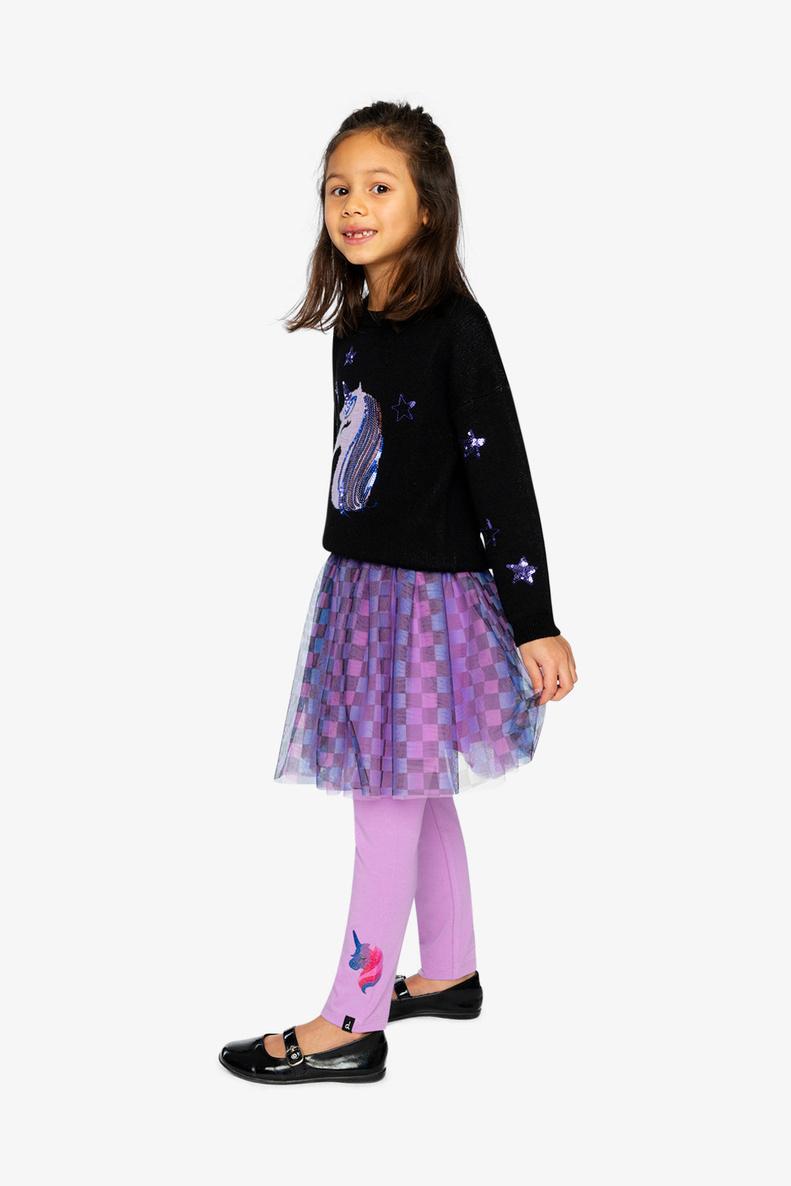 Organic Cotton Jersey Leggings Violet - J20L60_05150