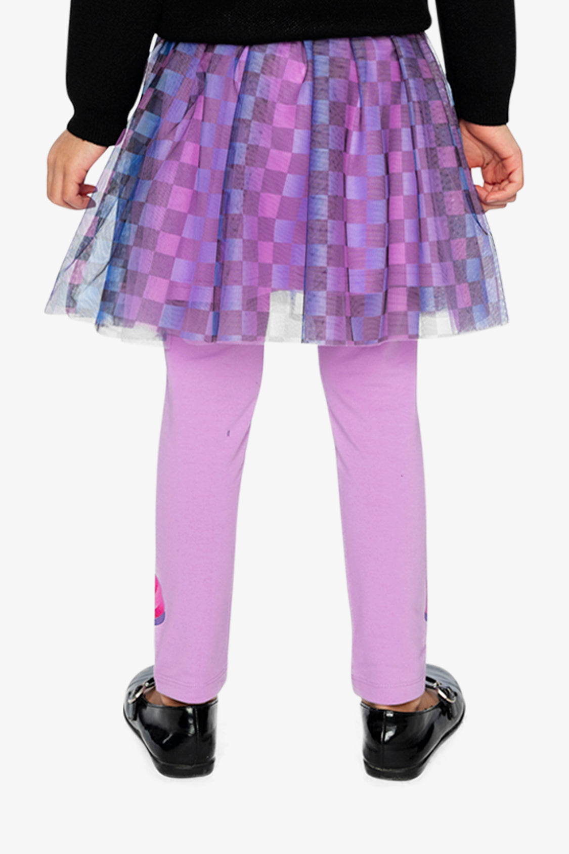 Organic Cotton Jersey Leggings Violet - J20L60_05150