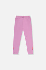 Organic Cotton Jersey Leggings Violet - J20L60_05150
