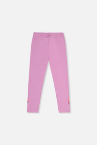 Organic Cotton Jersey Leggings Violet - J20L60_05150
