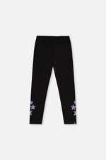 Organic Cotton Jersey Leggings Black - J20L60_09990