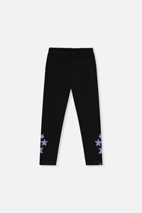 Organic Cotton Jersey Leggings Black - J20L60_09990