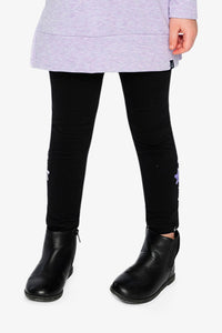 Organic Cotton Jersey Leggings Black - J20L60_09990