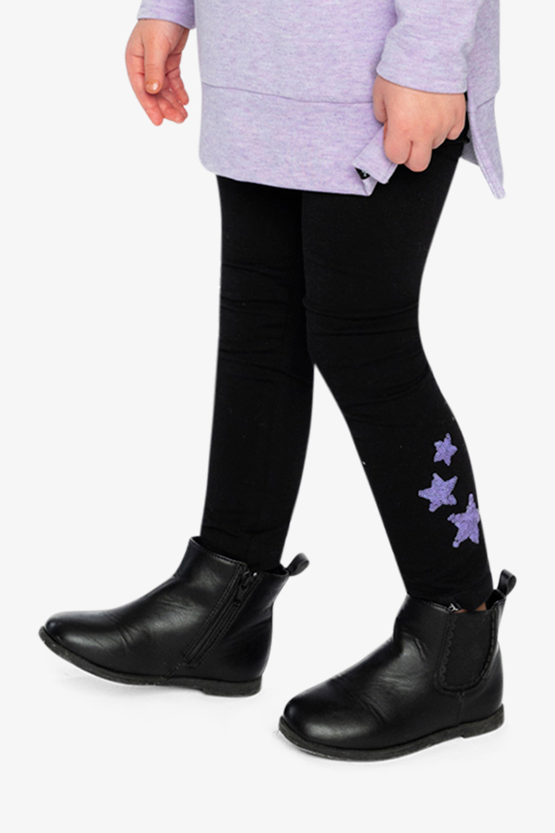 Organic Cotton Jersey Leggings Black - J20L60_09990