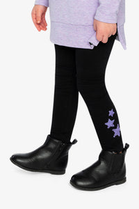 Organic Cotton Jersey Leggings Black - J20L60_09990