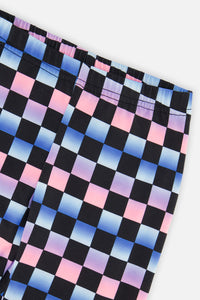 Leggings Black Checkered Print - J20L62_2J291