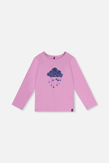 Organic Cotton Jersey T-Shirt Violet - J20L70_05150