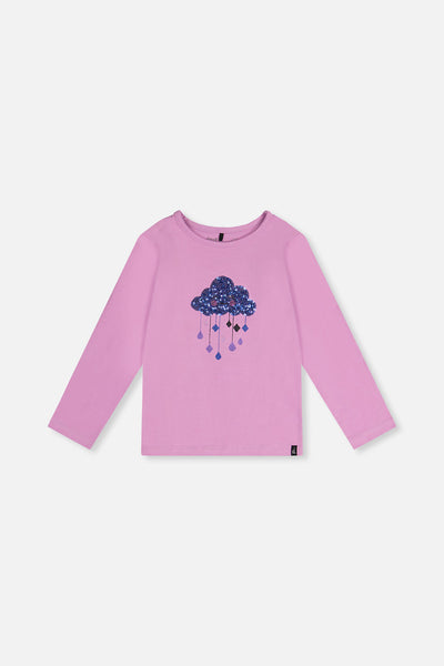 Organic Cotton Jersey T-Shirt Violet - J20L70_05150