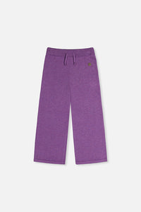 Knitted Wide Leg Pants Violet - J20LT20_05005