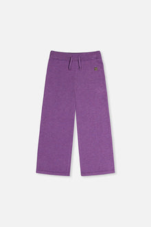 Knitted Wide Leg Pants Violet - J20LT20_05005