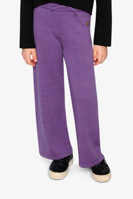 Knitted Wide Leg Pants Violet - J20LT20_05005