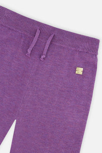 Knitted Wide Leg Pants Violet - J20LT20_05005